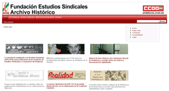 Desktop Screenshot of estudiossindicales.andalucia.ccoo.es