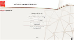Desktop Screenshot of enquestes2.forempv.ccoo.es