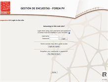 Tablet Screenshot of enquestes2.forempv.ccoo.es
