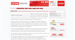 Desktop Screenshot of congresos.ccoo.es