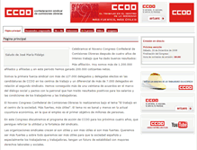 Tablet Screenshot of congresos.ccoo.es