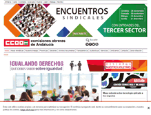 Tablet Screenshot of andalucia.ccoo.es